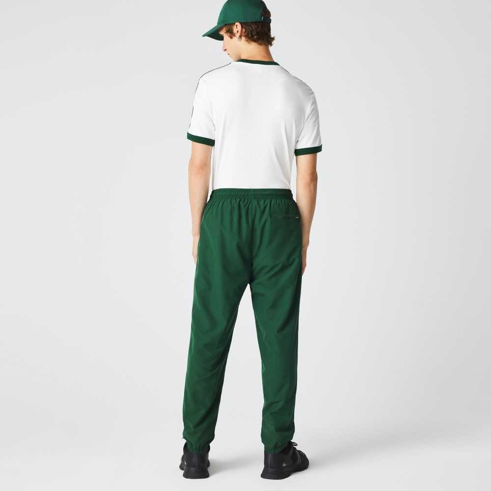 Lacoste Regular Fit Water-Repellent Trackpants Green | IKT-139508