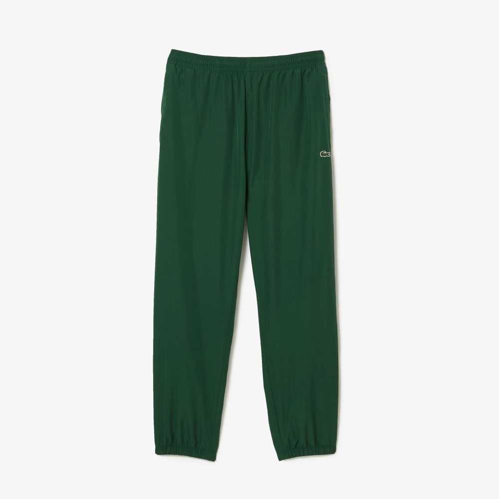 Lacoste Regular Fit Water-Repellent Trackpants Green | IKT-139508