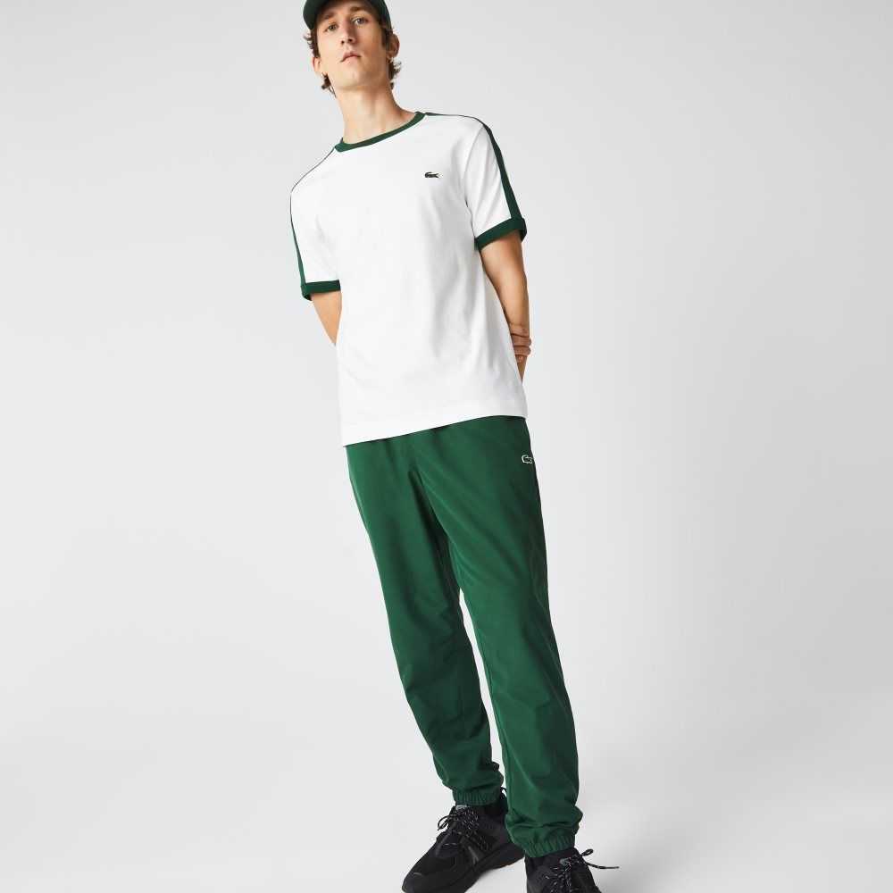 Lacoste Regular Fit Water-Repellent Trackpants Green | IKT-139508