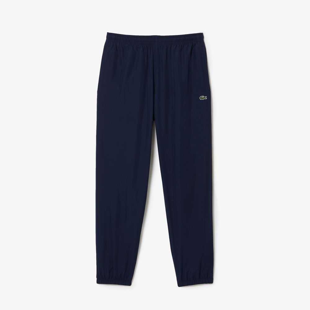 Lacoste Regular Fit Water-Repellent Trackpants Navy Blue | PLB-268739