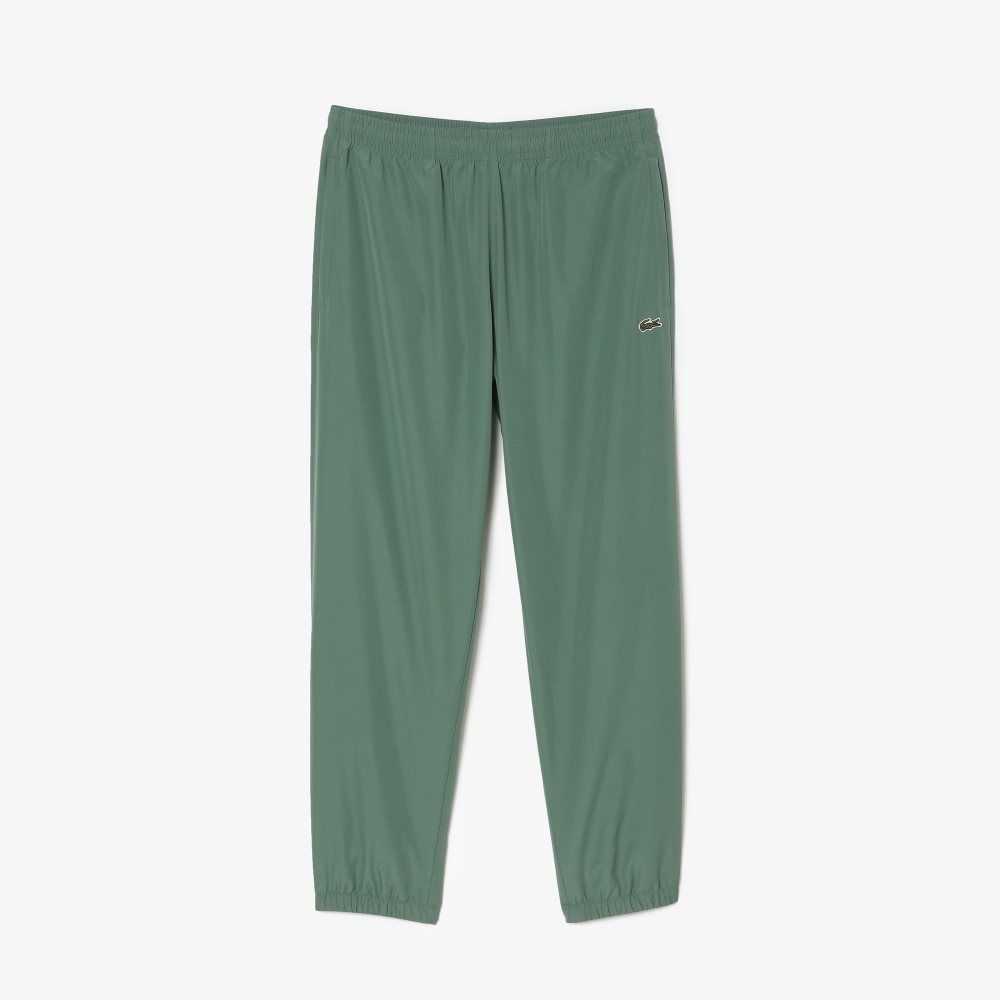 Lacoste Regular Fit Water-Repellent Trackpants Khaki Green | SYH-974206