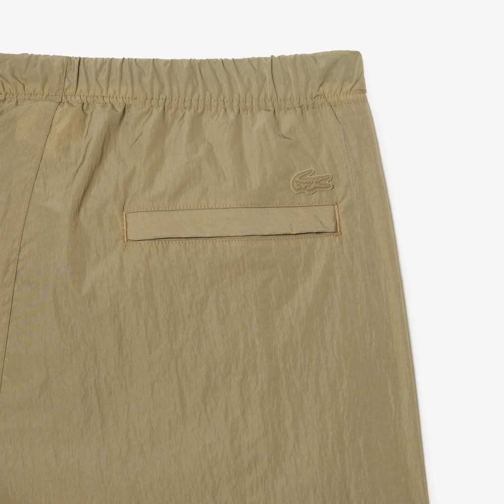 Lacoste Relaxed Fit Water-Repellent Track Pants Beige | DCU-341720