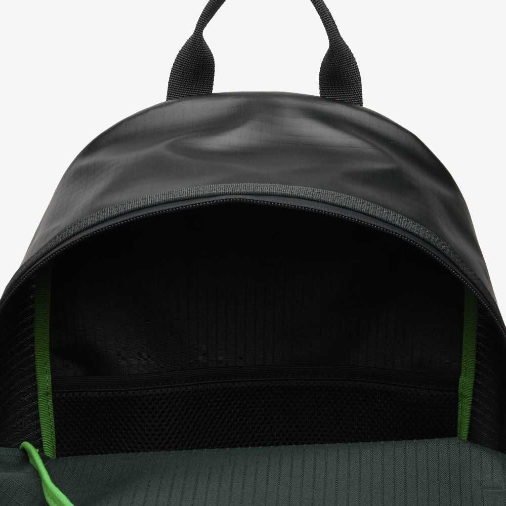 Lacoste Roland Garros Edition Contrast Branding Backpack Sinople | RCK-372581