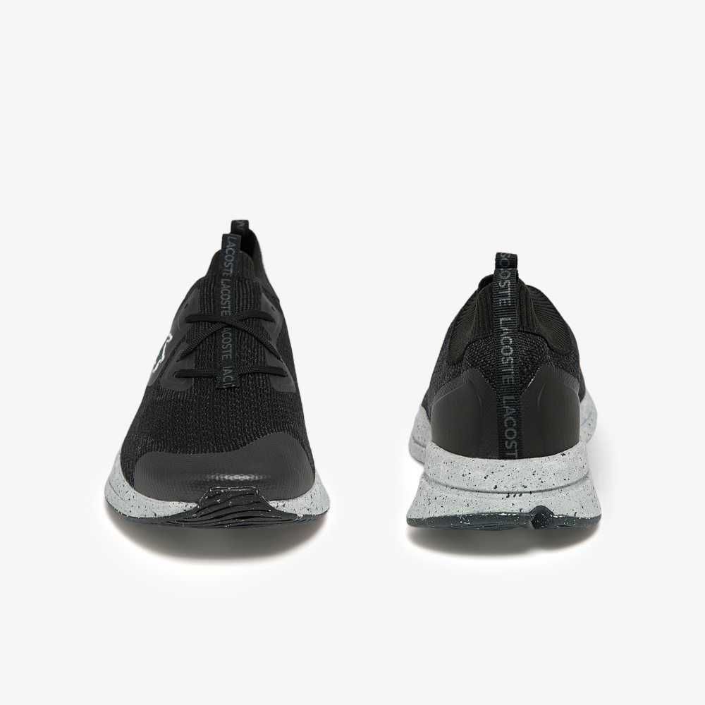 Lacoste Run Spin Eco Sneakers Black/Offwhite | XKB-081634