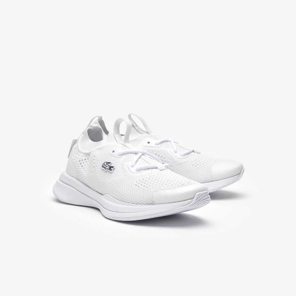 Lacoste Run Spin Knit Sneakers Wht/Off Wht | DAY-825376