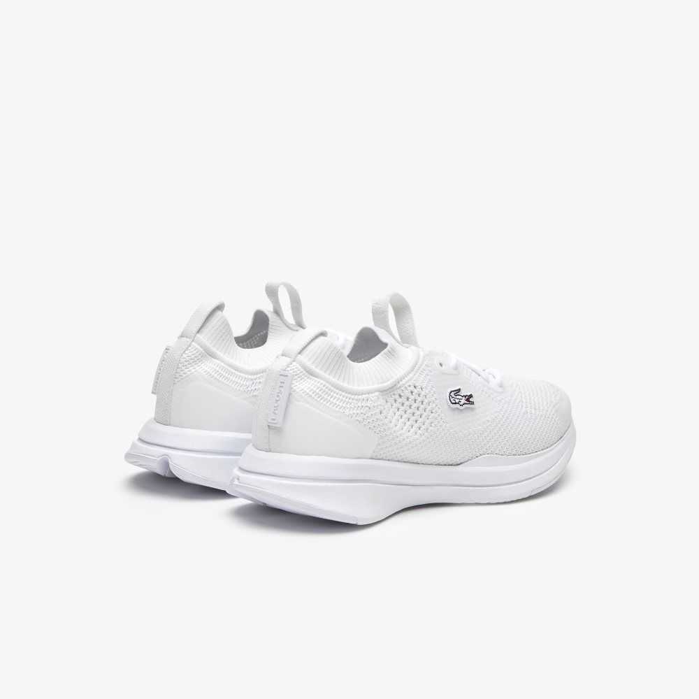 Lacoste Run Spin Knit Sneakers Wht/Off Wht | DAY-825376