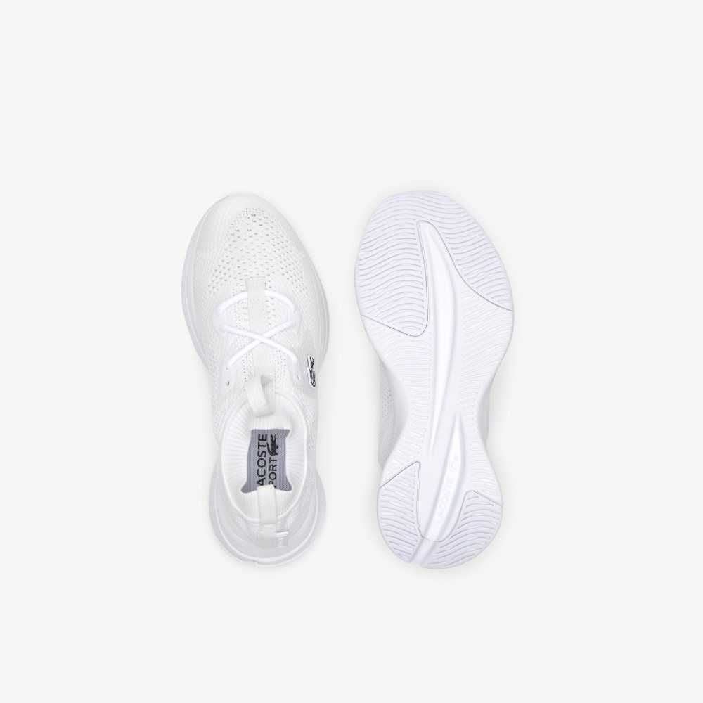 Lacoste Run Spin Knit Sneakers Wht/Off Wht | DAY-825376