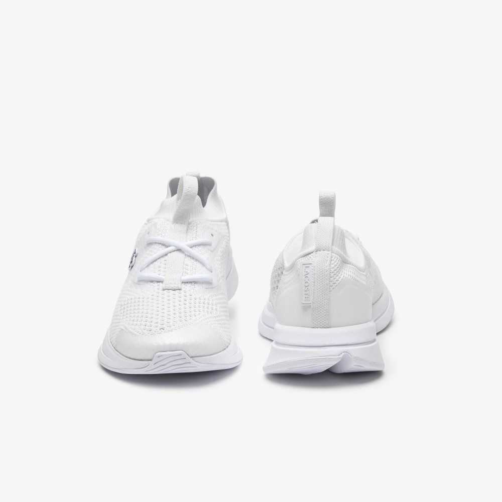 Lacoste Run Spin Knit Sneakers Wht/Off Wht | DAY-825376