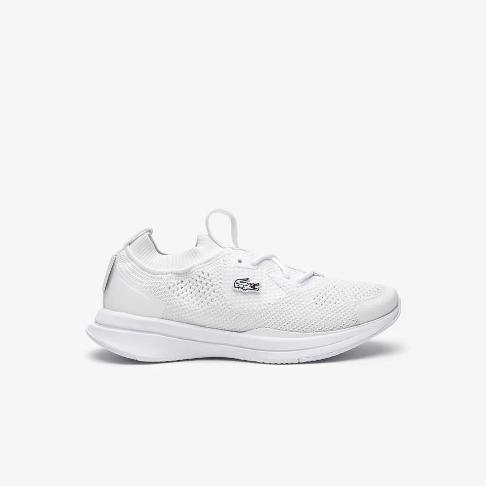 Lacoste Run Spin Knit Sneakers Wht/Off Wht | DAY-825376