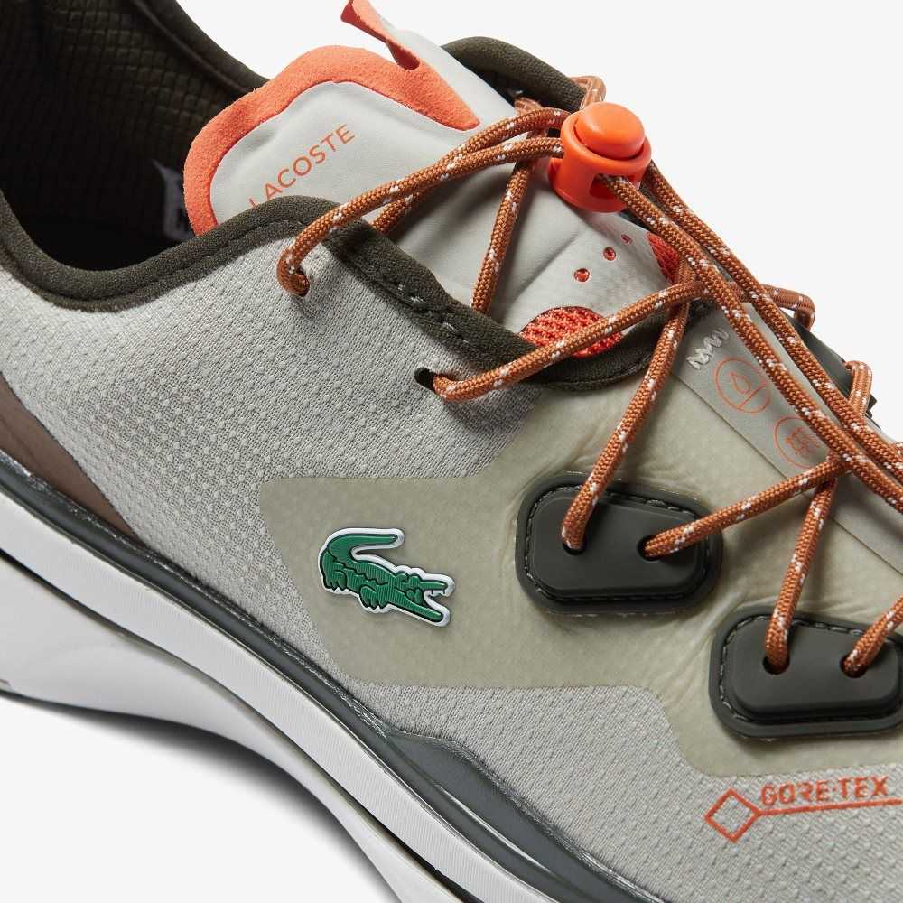 Lacoste Run Spin Ultra GTX Outdoor Shoes Grey/Brown | QJX-374159