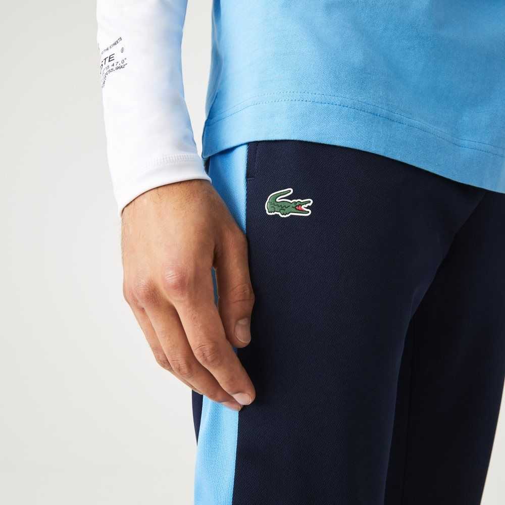 Lacoste SPORT Abrasion-Resistant Tennis Trackpants Navy Blue / Blue / White | XZS-257940