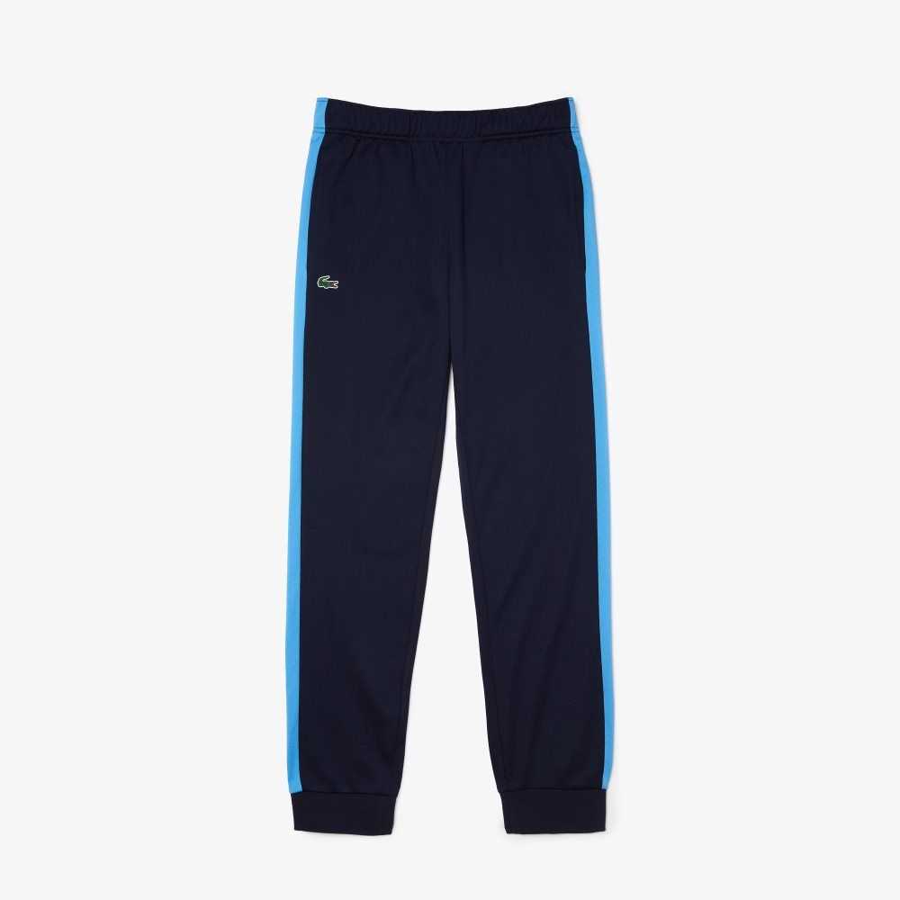 Lacoste SPORT Abrasion-Resistant Tennis Trackpants Navy Blue / Blue / White | XZS-257940