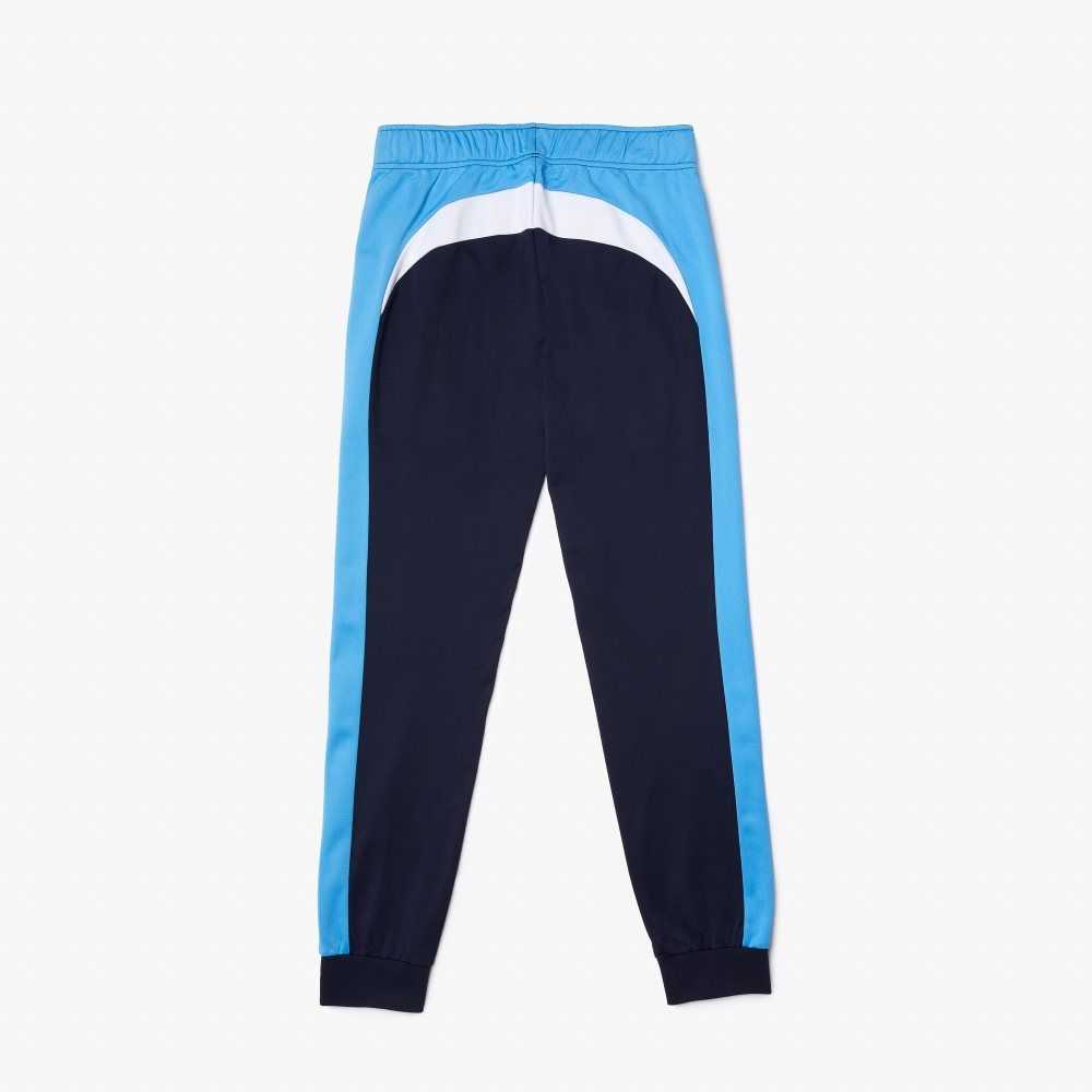 Lacoste SPORT Abrasion-Resistant Tennis Trackpants Navy Blue / Blue / White | XZS-257940