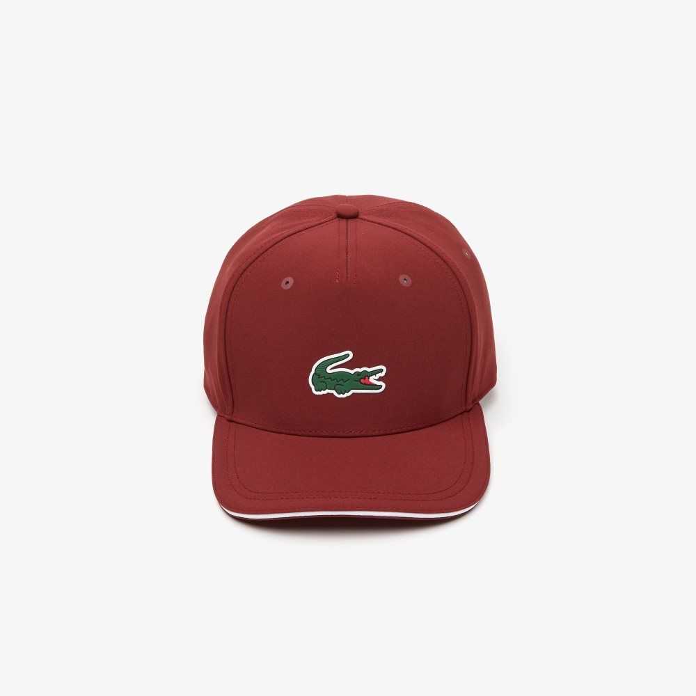 Lacoste SPORT Adjustable Golf Cap Bordeaux | DTY-107865