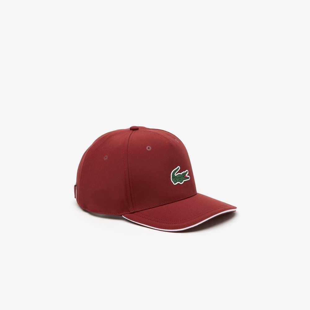 Lacoste SPORT Adjustable Golf Cap Bordeaux | DTY-107865