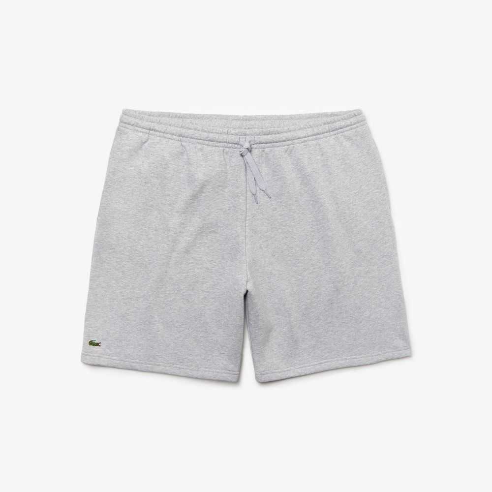 Lacoste SPORT Big Fit Fleece Shorts Grey Chine | JGA-943261