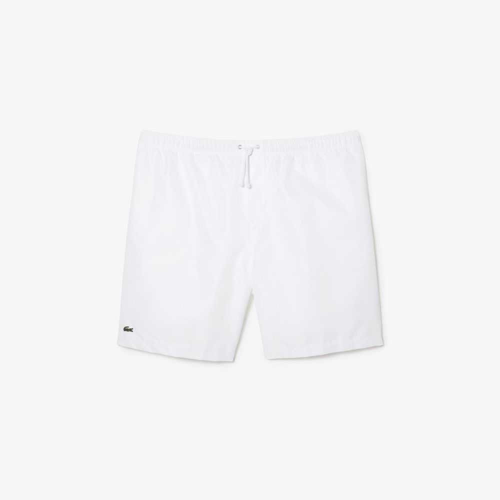 Lacoste SPORT Big Fit Jersey Lined Shorts White | FYE-371809