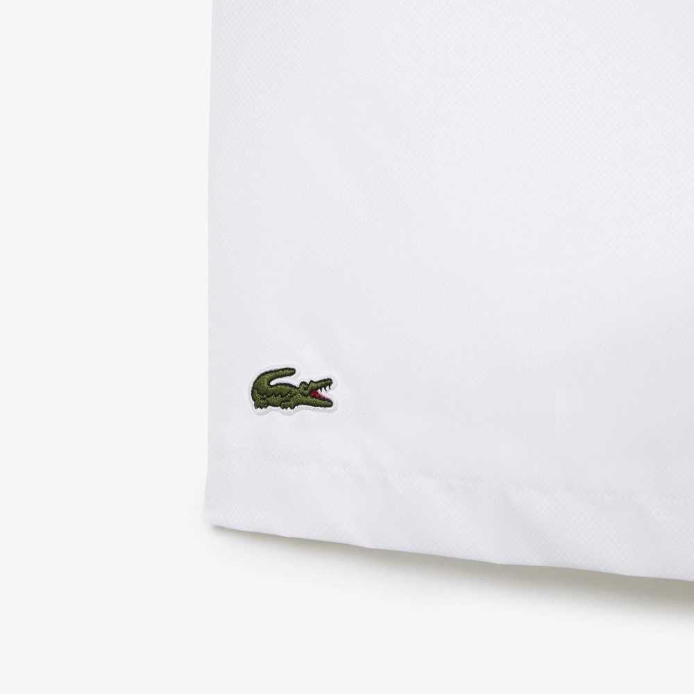 Lacoste SPORT Big Fit Jersey Lined Shorts White | FYE-371809