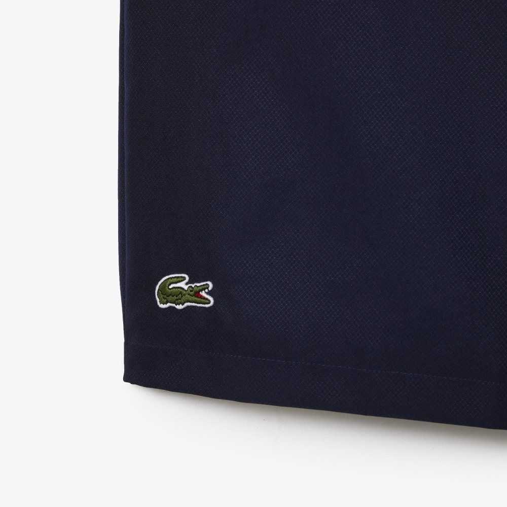 Lacoste SPORT Big Fit Jersey Lined Shorts Navy Blue | VWH-431759