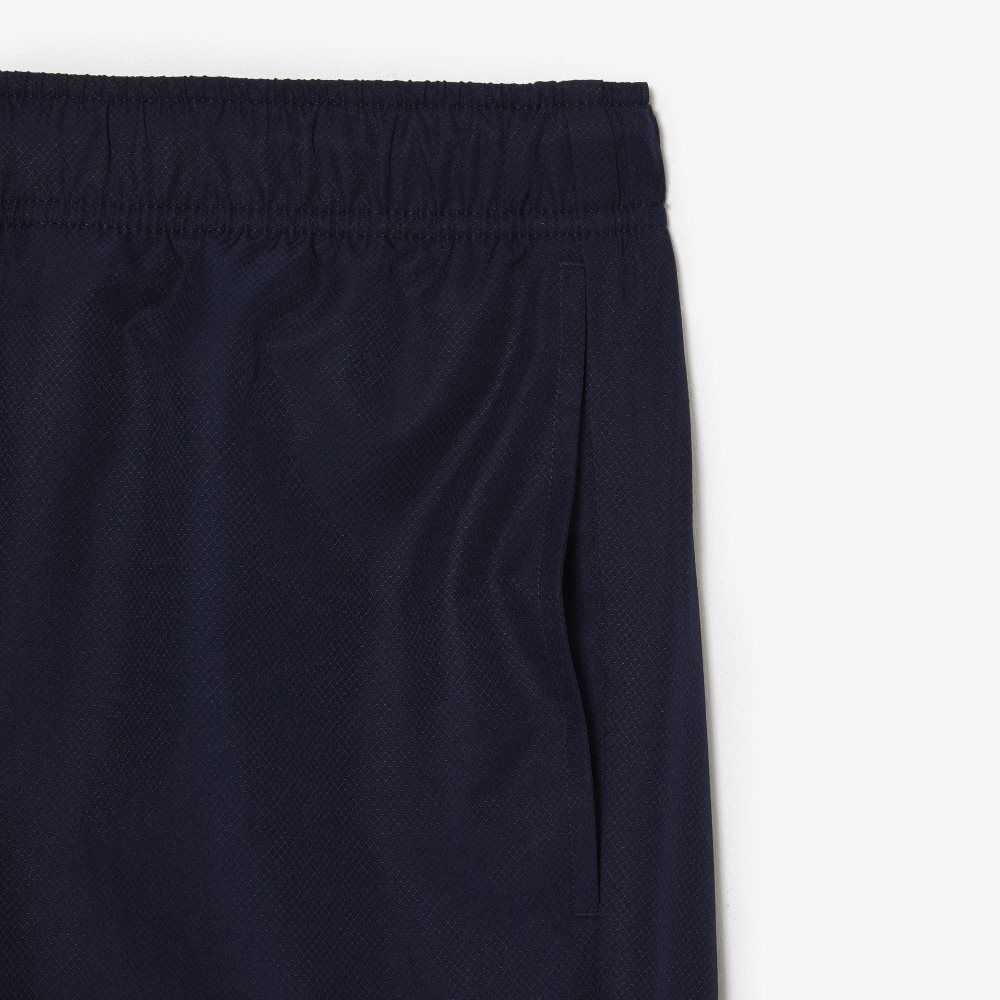 Lacoste SPORT Big Fit Jersey Lined Shorts Navy Blue | VWH-431759