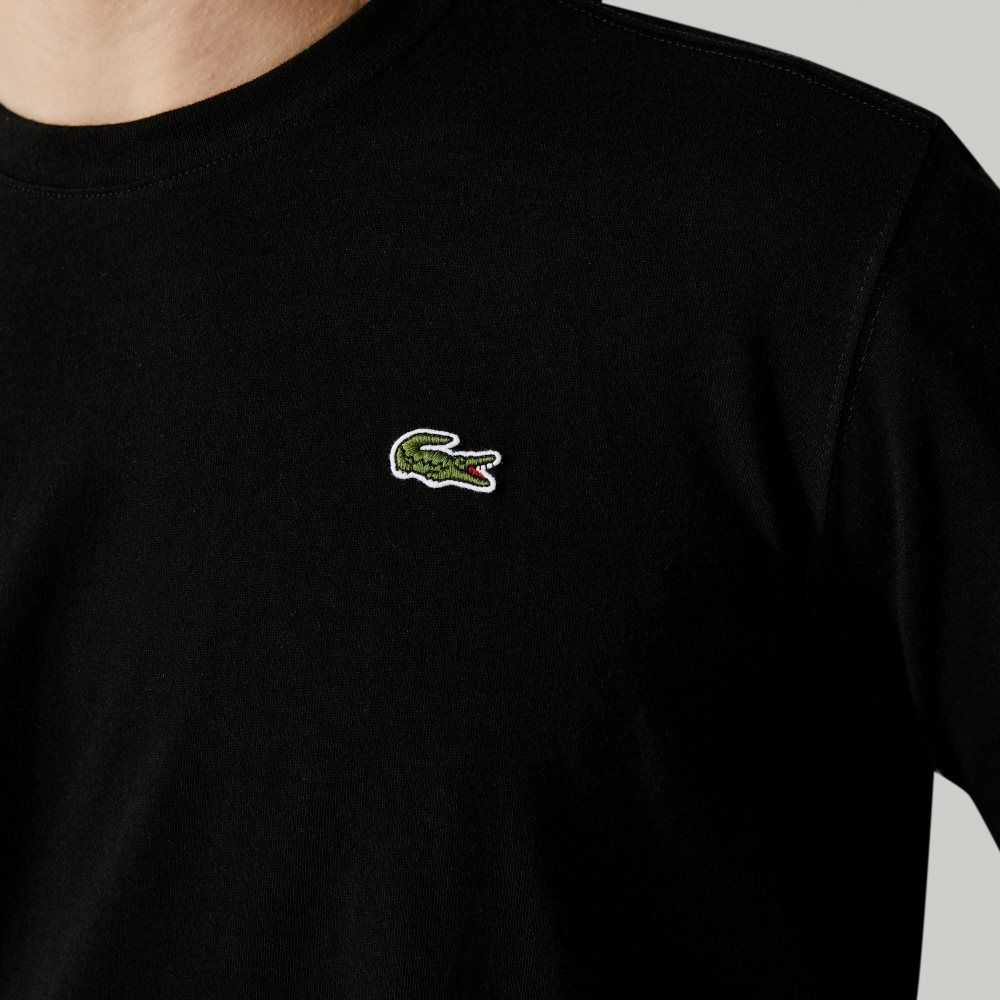 Lacoste SPORT Breathable T-Shirt Black | HKT-735891