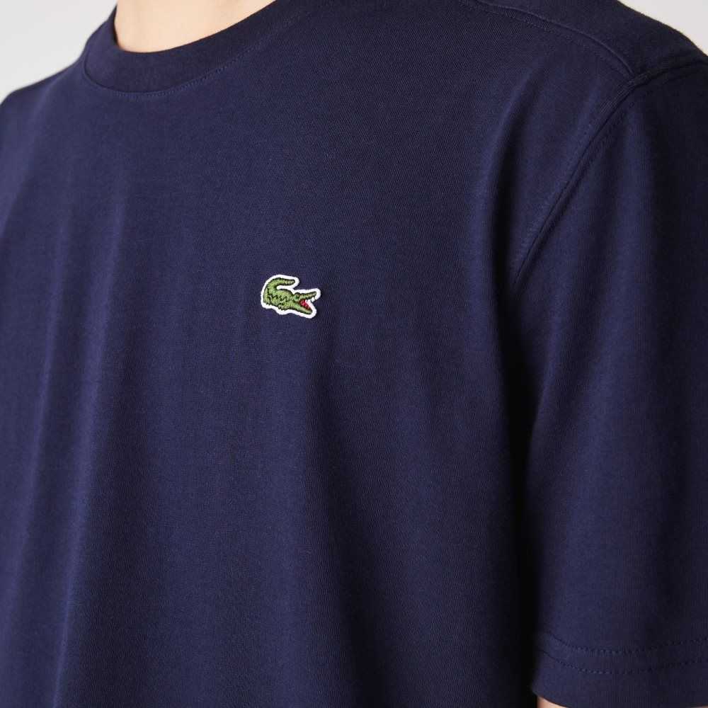 Lacoste SPORT Breathable T-Shirt Navy Blue | RPI-894016