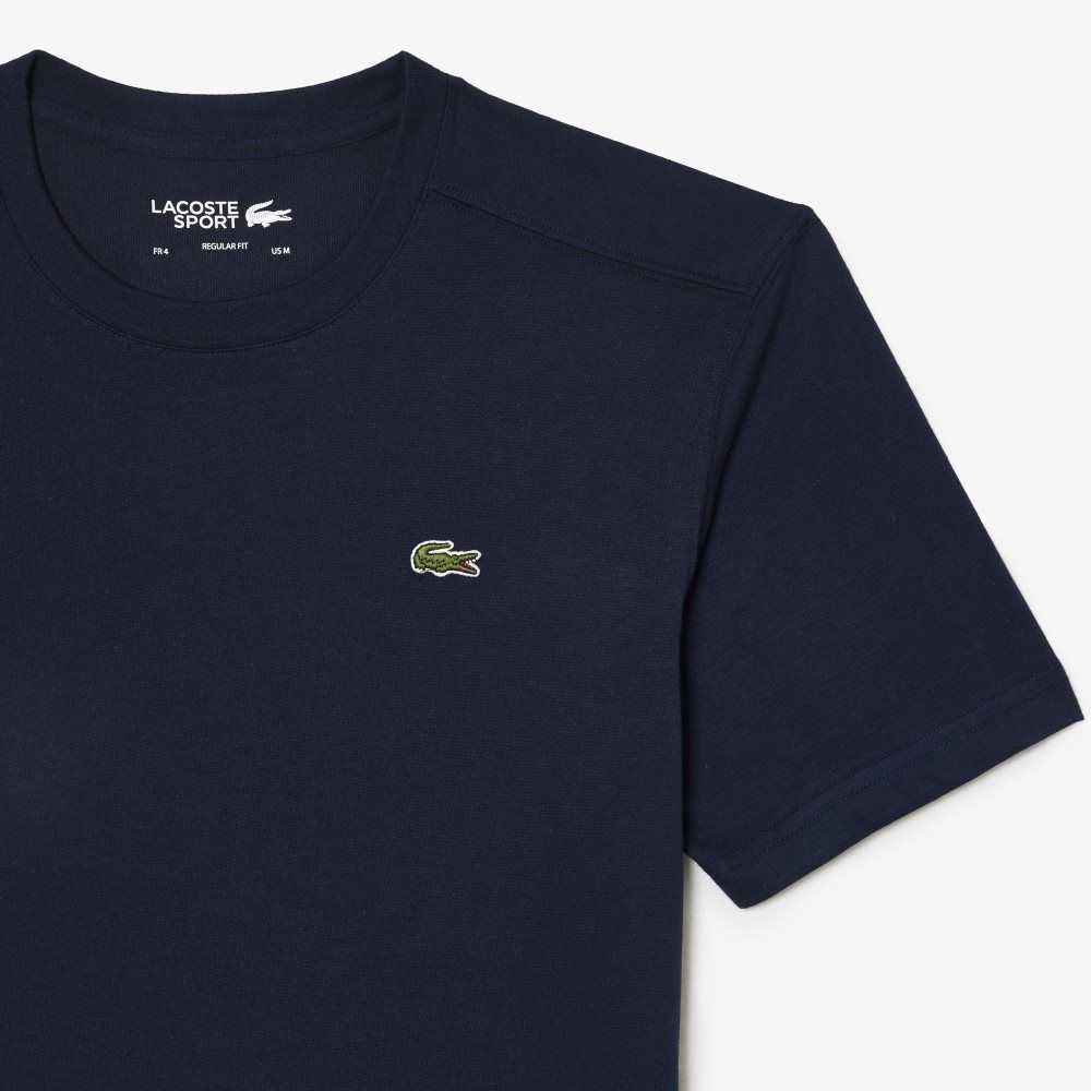 Lacoste SPORT Breathable T-Shirt Navy Blue | RPI-894016