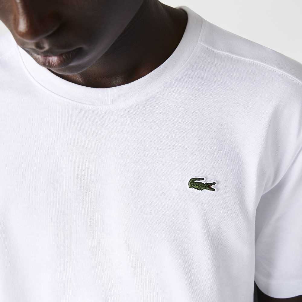 Lacoste SPORT Breathable T-Shirt White | OIZ-957402