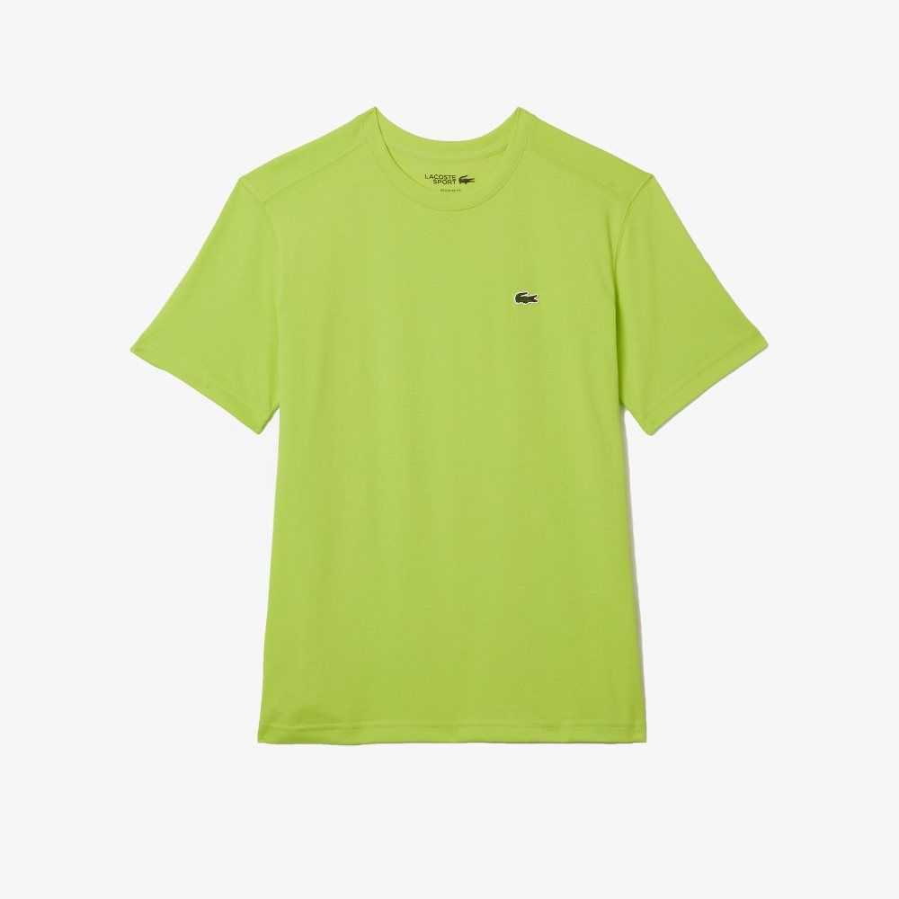 Lacoste SPORT Breathable T-Shirt Yellow | UBQ-647039