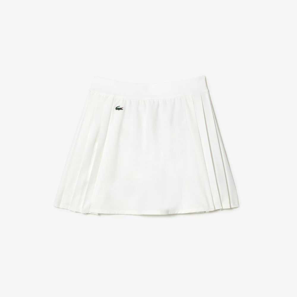 Lacoste SPORT Built-In Short Golf Skirt White | GLU-051846