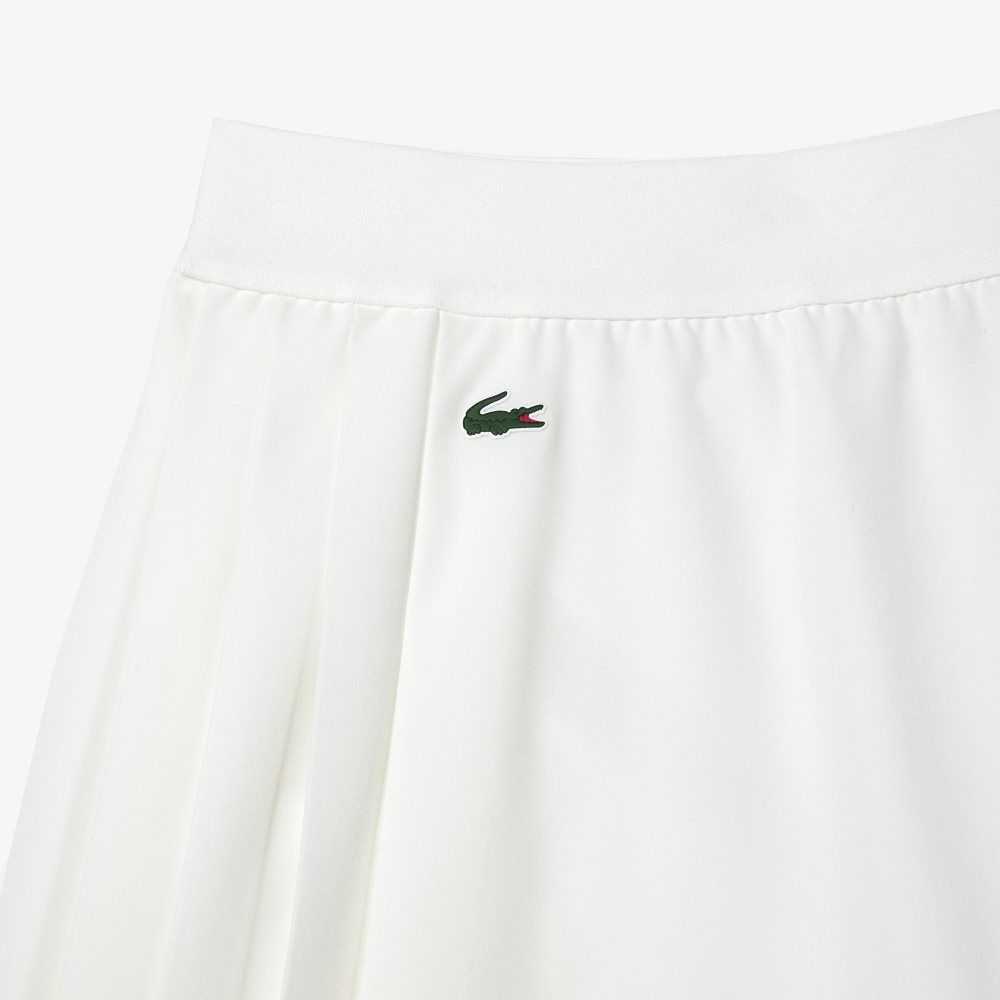 Lacoste SPORT Built-In Short Golf Skirt White | GLU-051846