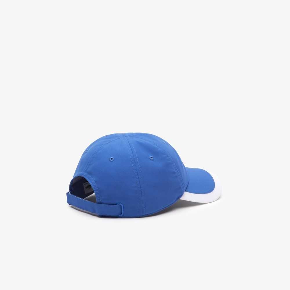 Lacoste SPORT Contrast Border Lightweight Cap Blue / White | DCM-539046