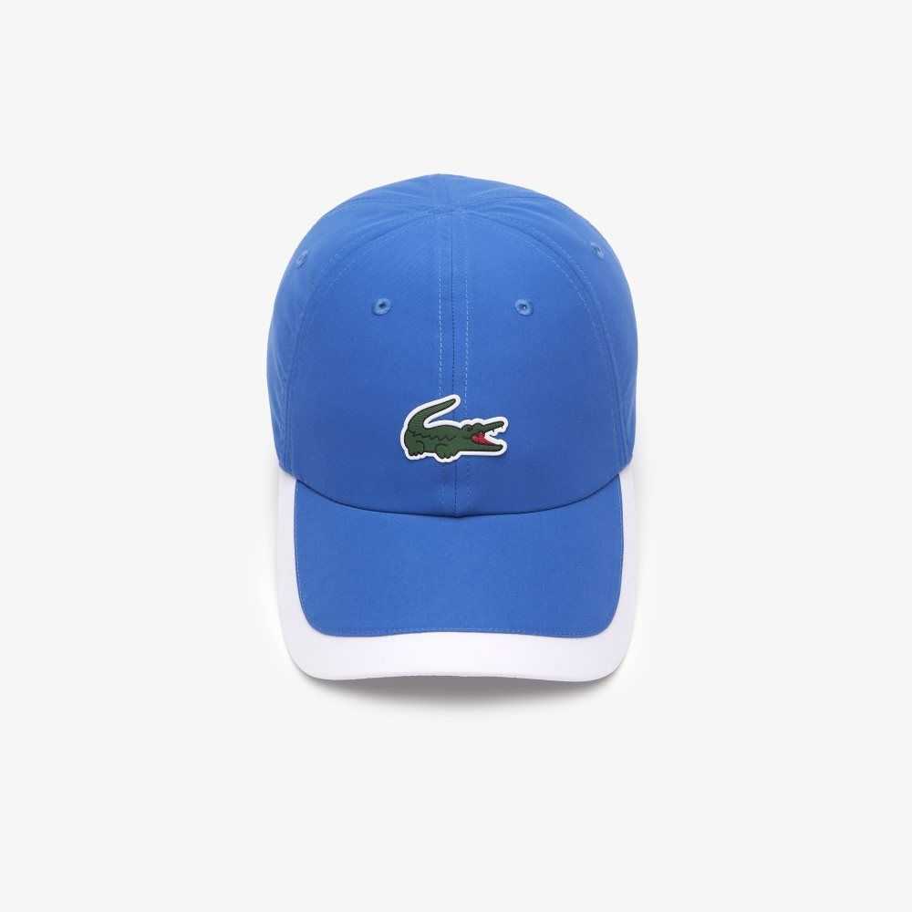 Lacoste SPORT Contrast Border Lightweight Cap Blue / White | DCM-539046