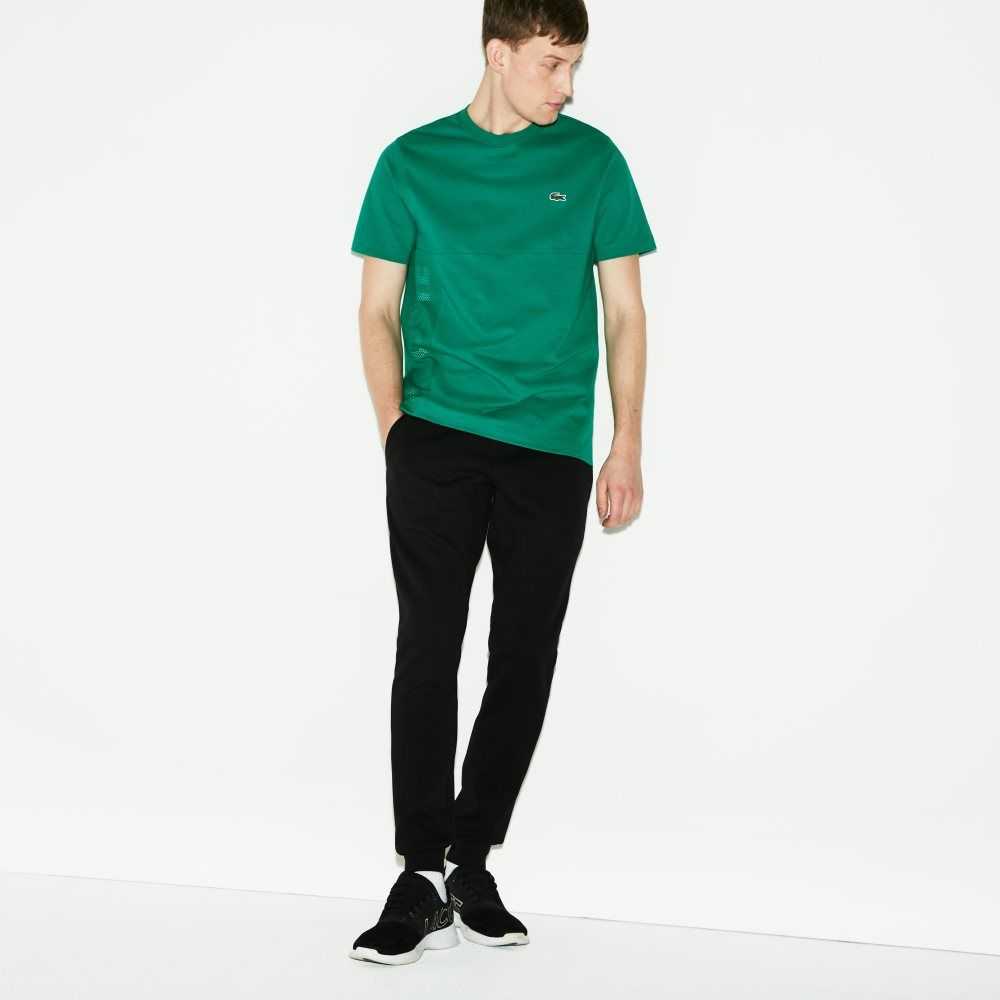 Lacoste SPORT Fleece Tennis Sweatpants Black | HCT-485109