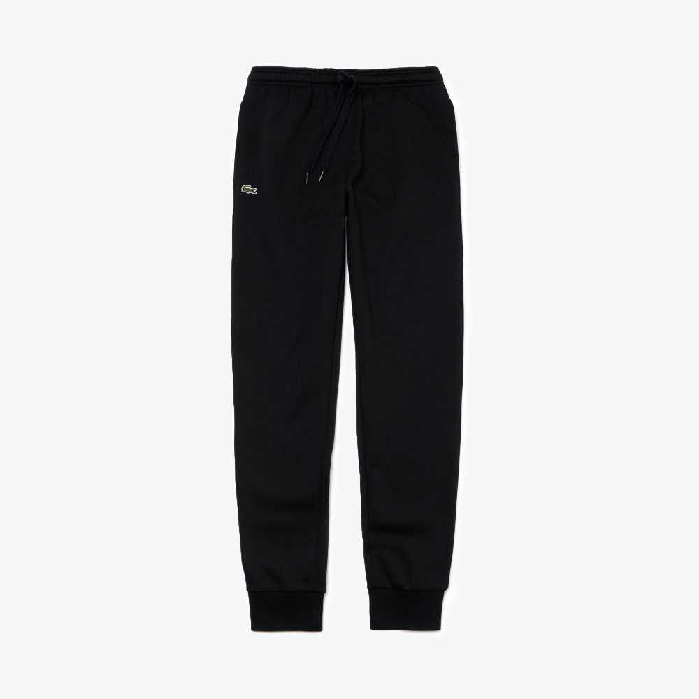 Lacoste SPORT Fleece Tennis Sweatpants Black | HCT-485109