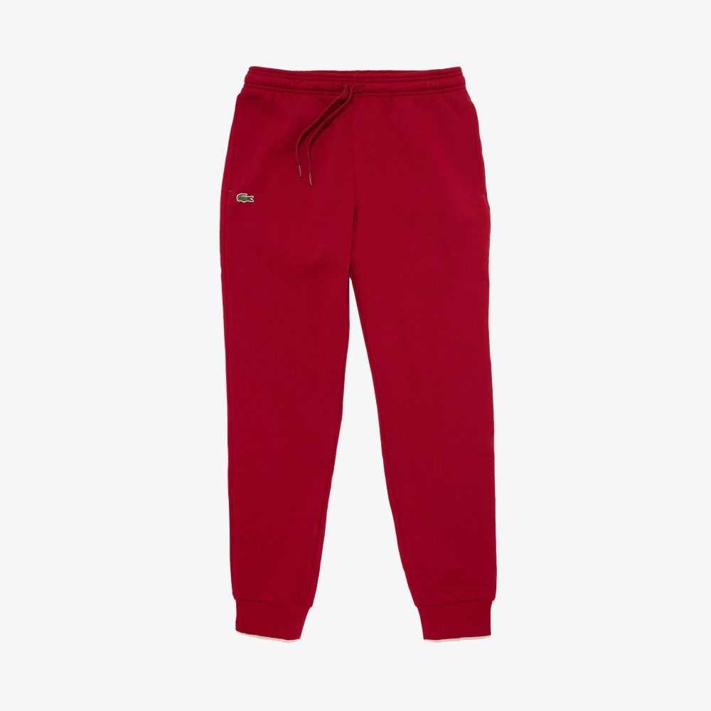 Lacoste SPORT Fleece Tennis Sweatpants Bordeaux | PNE-039452