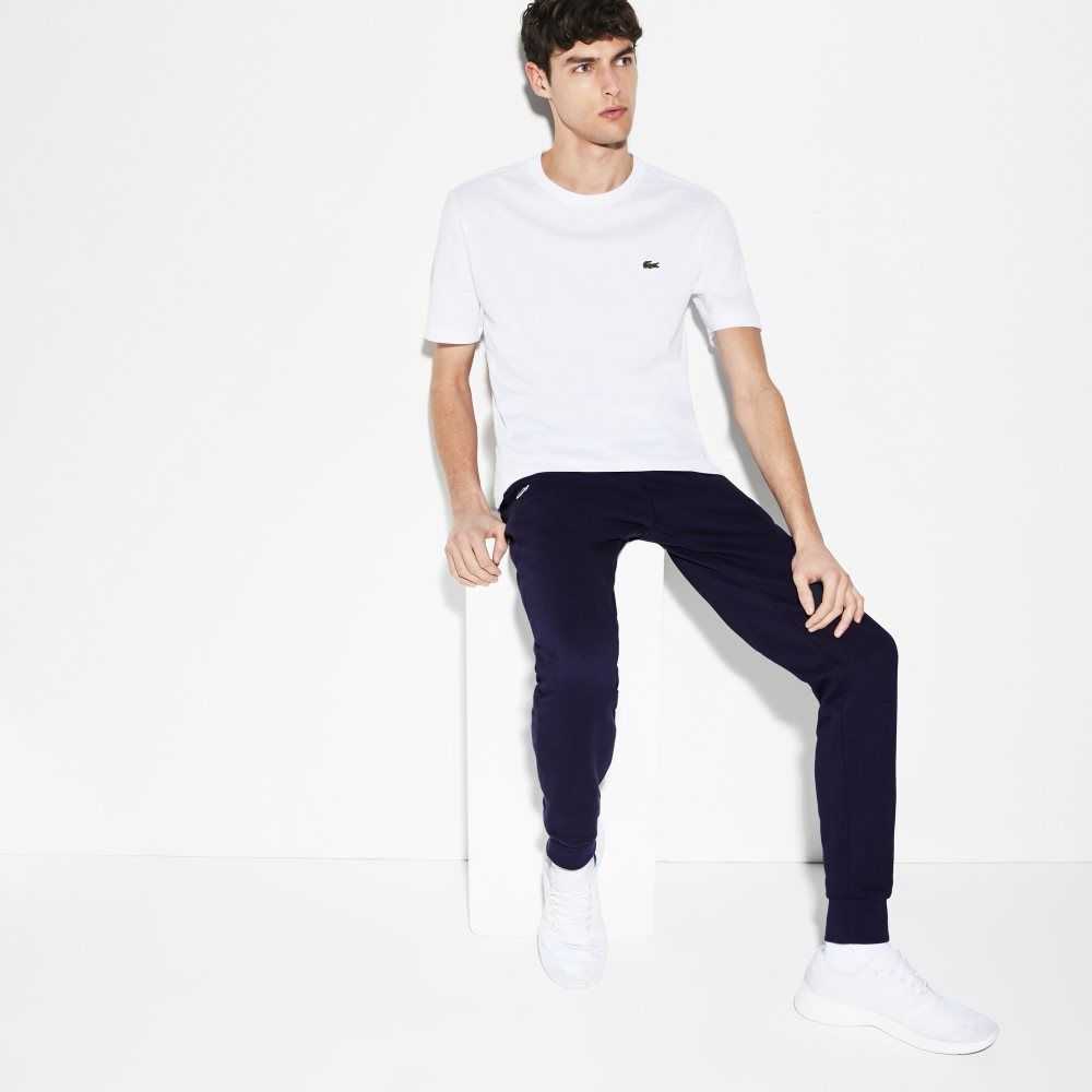 Lacoste SPORT Fleece Tennis Sweatpants Navy Blue | GWS-809431