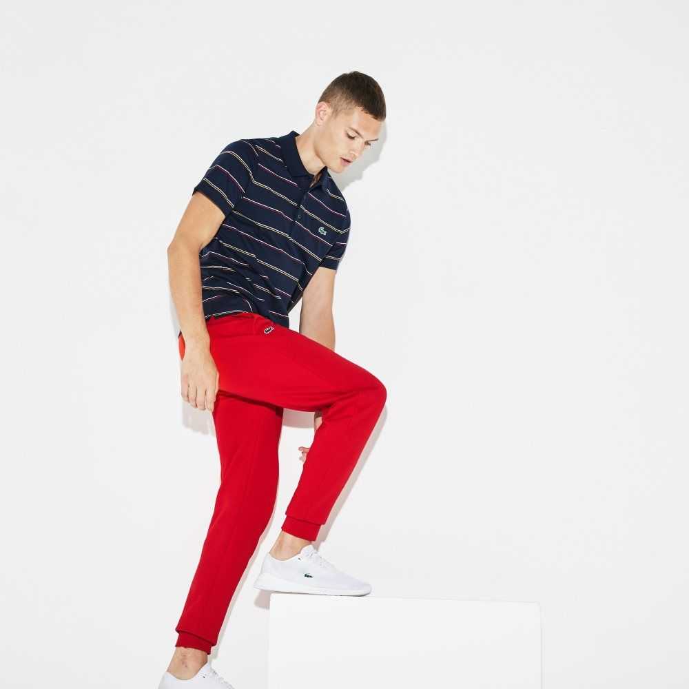 Lacoste SPORT Fleece Tennis Sweatpants Red | OIX-289375