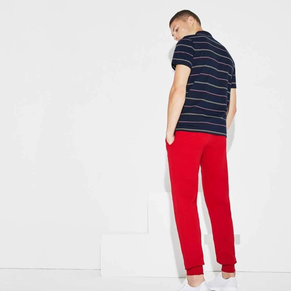 Lacoste SPORT Fleece Tennis Sweatpants Red | OIX-289375