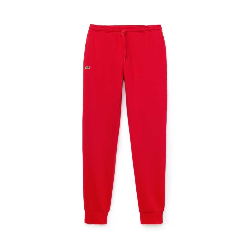 Lacoste SPORT Fleece Tennis Sweatpants Red | OIX-289375