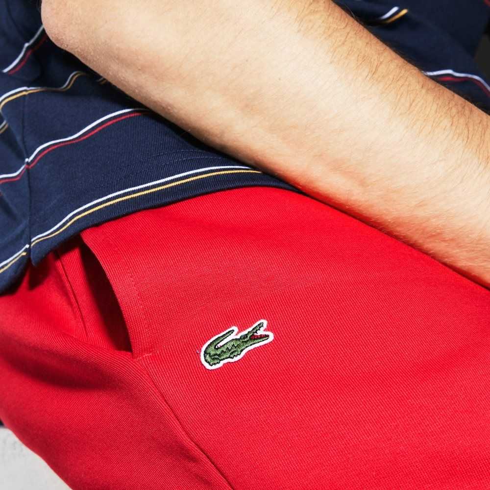 Lacoste SPORT Fleece Tennis Sweatpants Red | OIX-289375