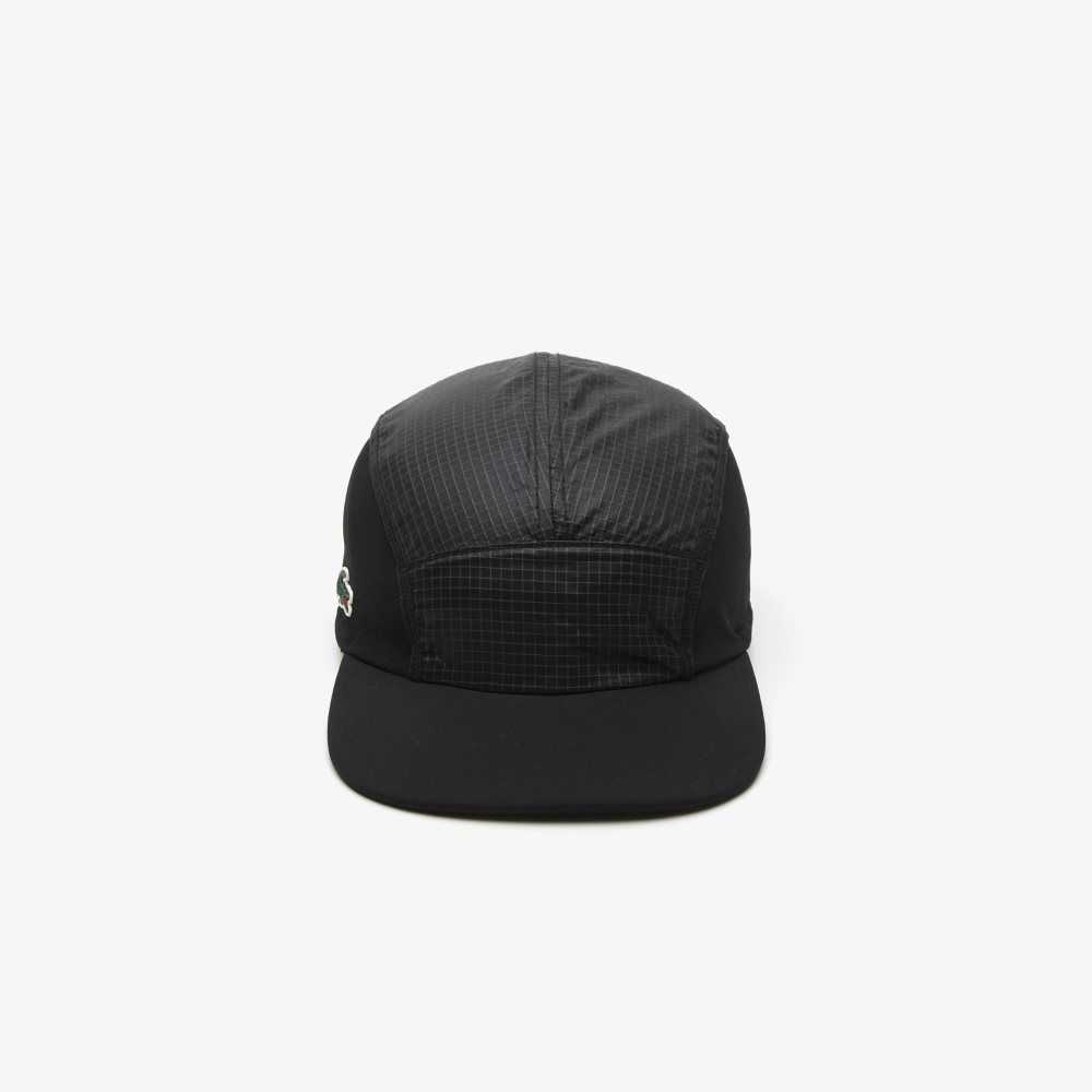 Lacoste SPORT Folding Peak Girolle Cap Black | GVT-543692