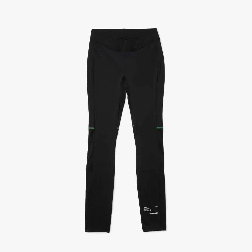 Lacoste SPORT Leggings Black / White | EHF-580732