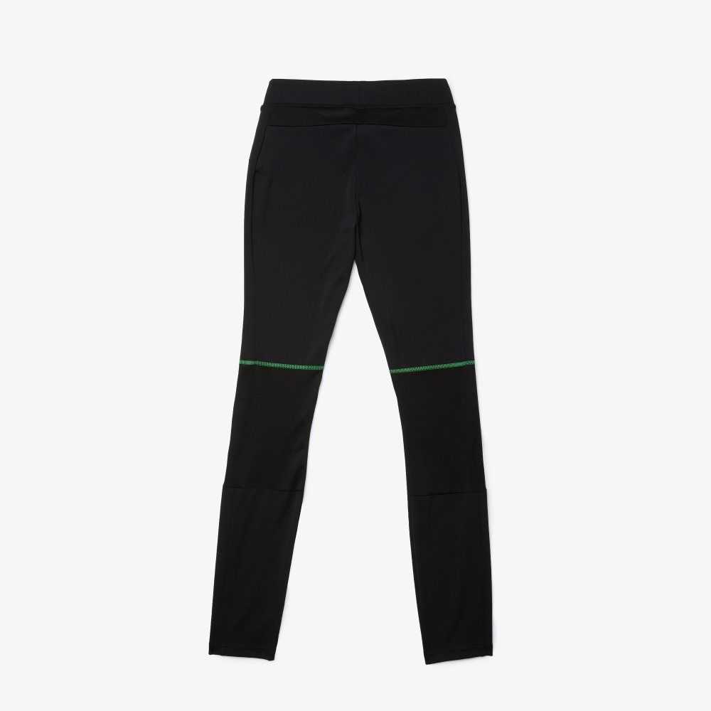 Lacoste SPORT Leggings Black / White | EHF-580732