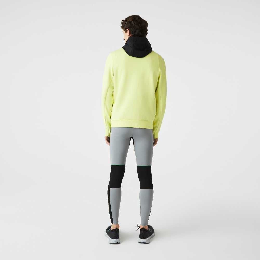 Lacoste SPORT Leggings Grey Chine / Black / White | MPE-214079