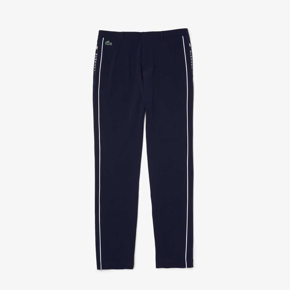 Lacoste SPORT Light Stretch Golf Pants Navy Blue / White | CUR-198745