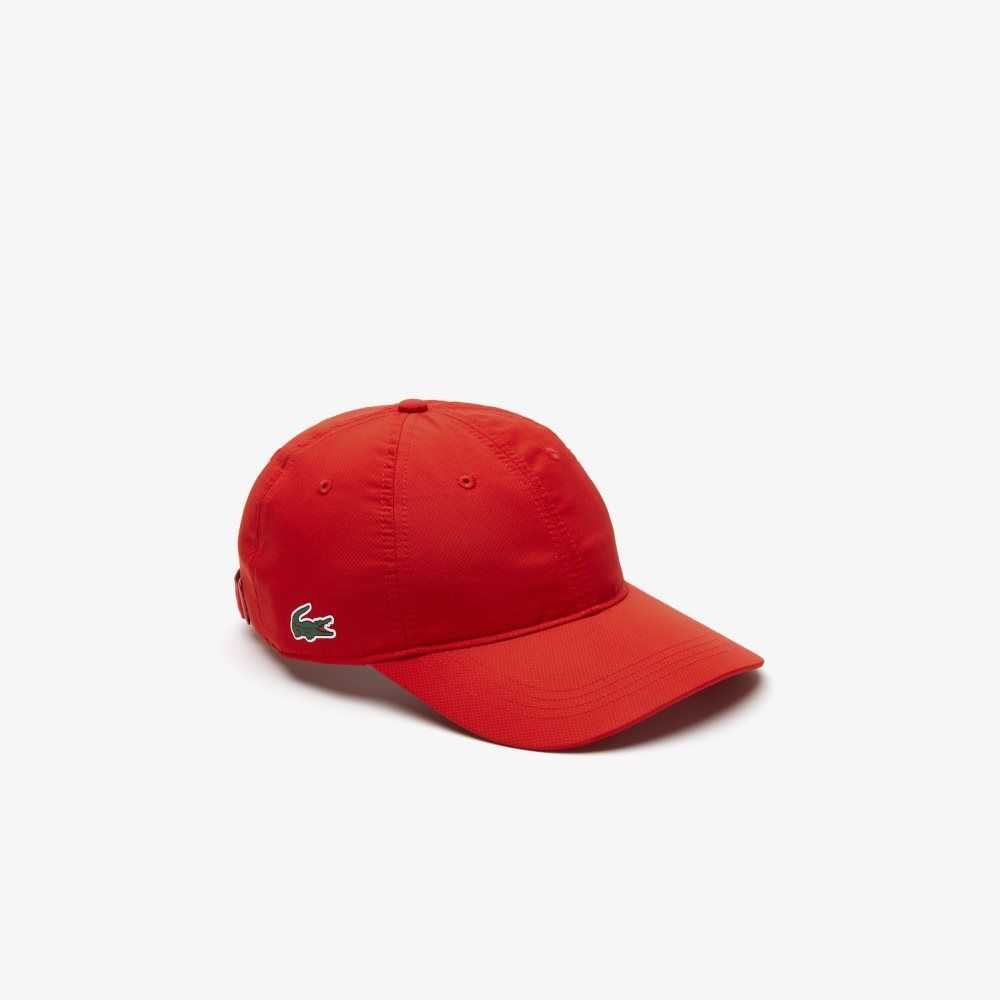 Lacoste SPORT Lightweight Cap Red | UVA-821695