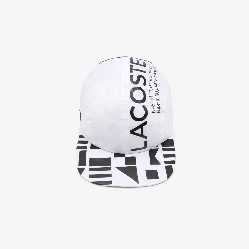 Lacoste SPORT Lightweight Cap White / Purple / Black | IMA-386920