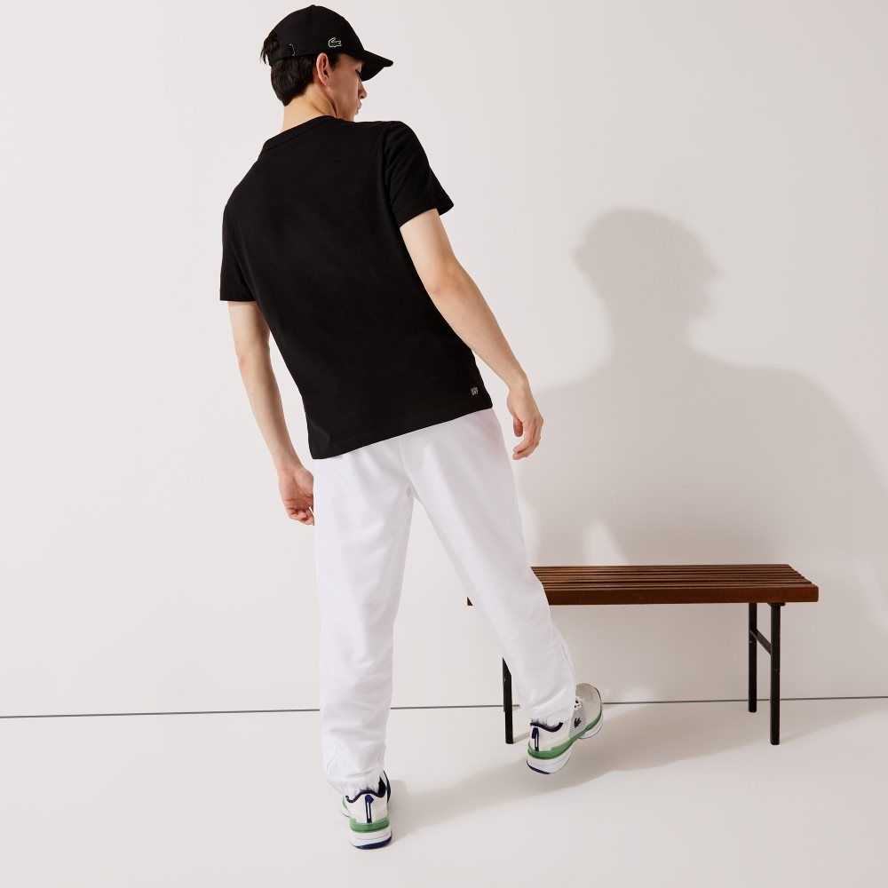 Lacoste SPORT Lightweight Fabric Tracksuit Pants White | KFU-321894