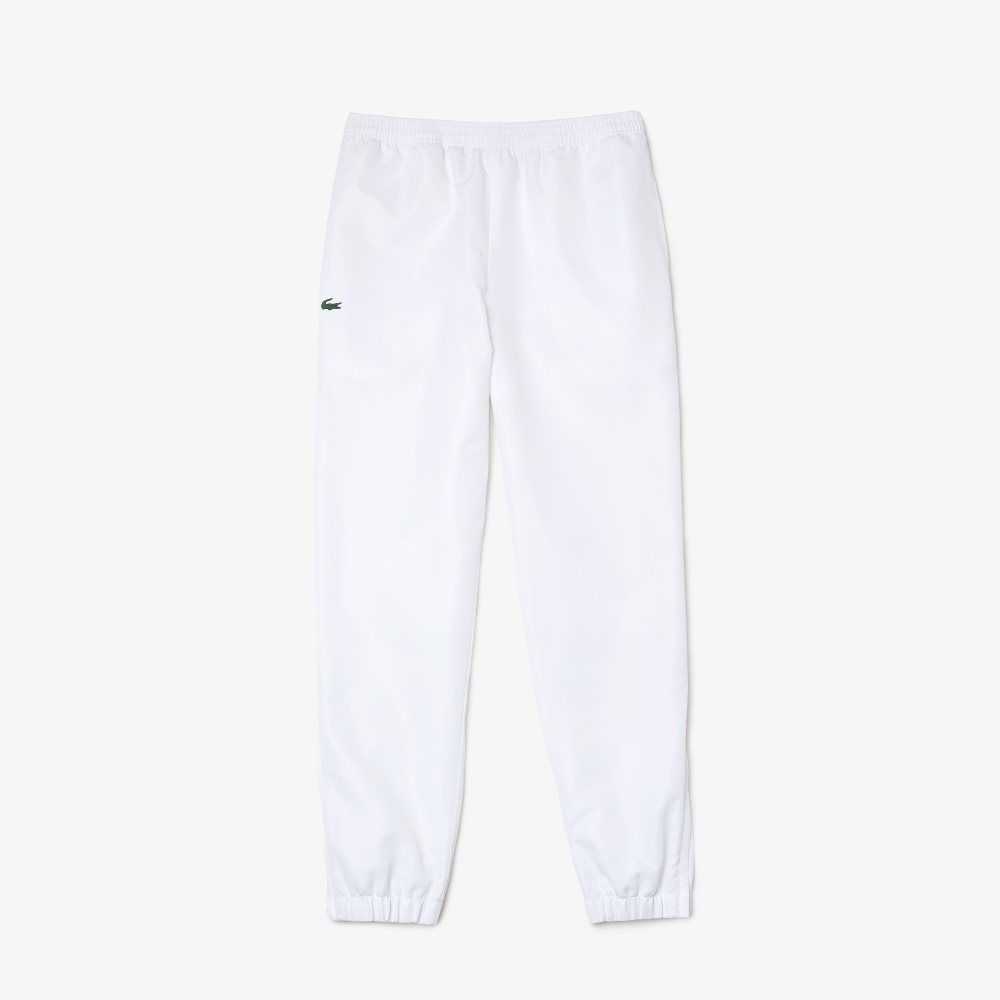 Lacoste SPORT Lightweight Fabric Tracksuit Pants White | KFU-321894